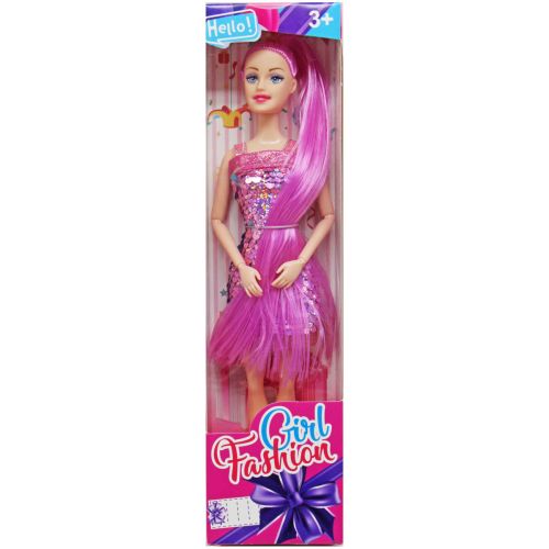Лялька "Girl fashion" у рожевому (28 см) фото