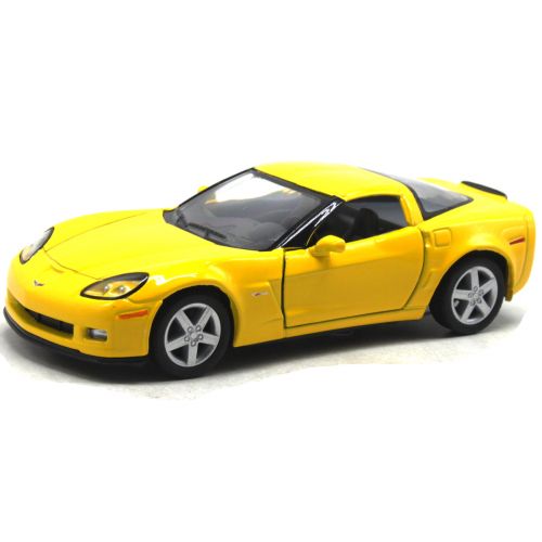 Машинка металлическая "Chevrolet Corvette Z06 2007", желтый фото