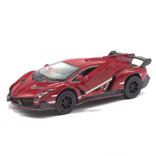 Машинка металлическая "Lamborghini Veneno", красный фото