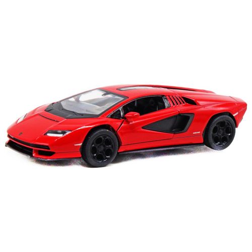 Машинка металлическая "Lamborghini countach", красный фото