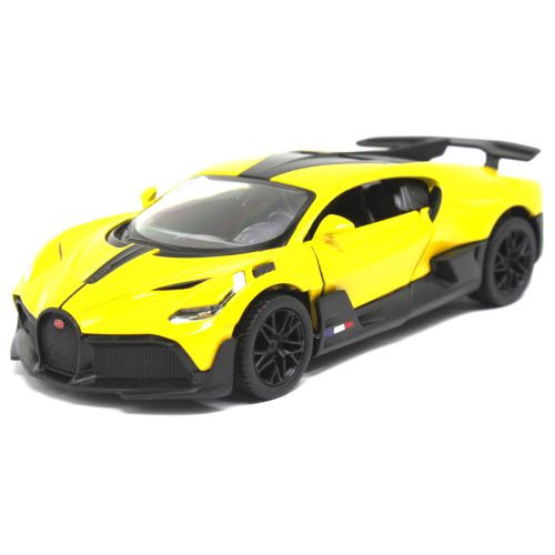 Машинка металева "Bugatti Divo 5", жовтий фото
