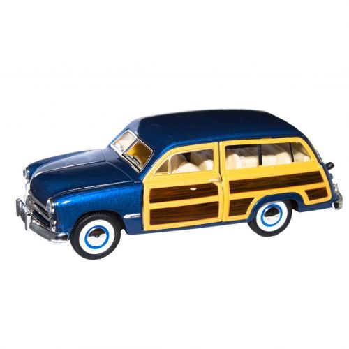 Машинка металлическая "Ford Woody Wagen 1949", синий фото