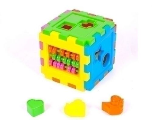 Логічний куб-сортер, з рахунками фото