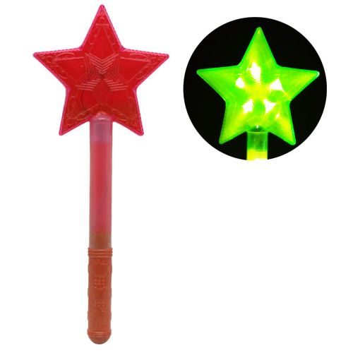 Палочка-светяшка "Звезда", красный фото