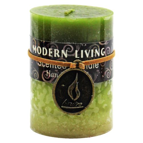 Свечка ароматизированная "Modern living", зеленая фото