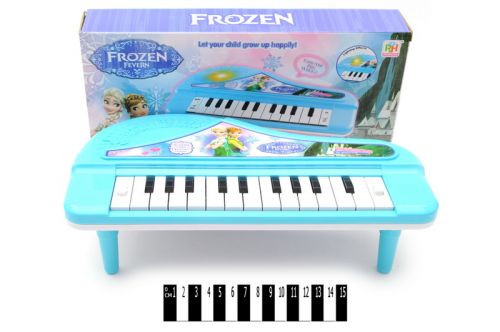 Уценка.  Піаніно з мал.  "Frozen" (озвучене, з світ.  ефект. )) 901-399 р. 30,8*5,3*17,3 см/42/ - Не товарный вид фото
