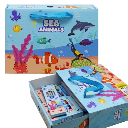Канцелярський набір подарунковий "Sea Animals" фото