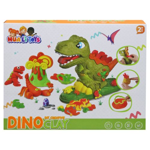 Набір для ліплення "Dino Clay" (10 кольорів тіста) фото