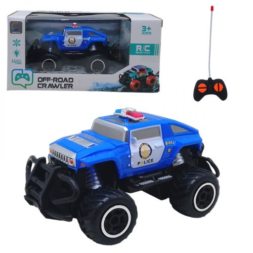 Машинка на радіокеруванні "Hummer Police", синя фото