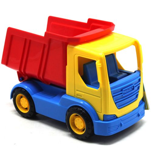 Машинка (грузовик) желтый + красный фото