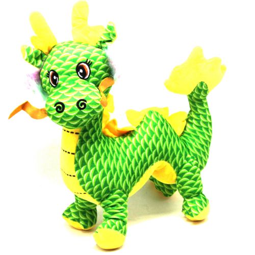 Мягкая игрушка "Китайский дракон" (зеленый) фото