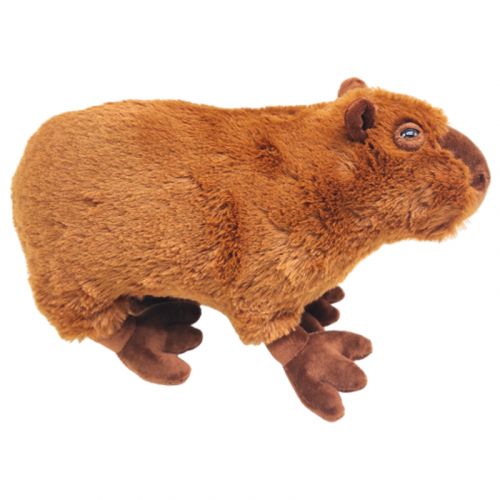 Мягкая игрушка "Капибара" коричневая (30 см) фото