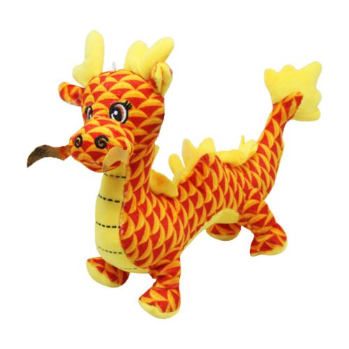 Мягкая игруша "Китайский дракон", оранжевый (23 см) фото