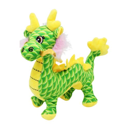 Мʼяка іграша "Китайський дракон", зелений (23 см) фото