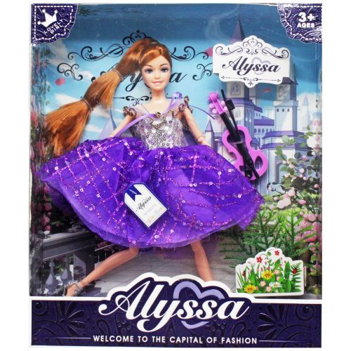 Лялька "Alyssa" зі скрипкою (28 см) фото