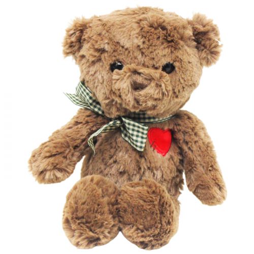 Мʼяка іграшка "Ведмедик" (коричневий) фото