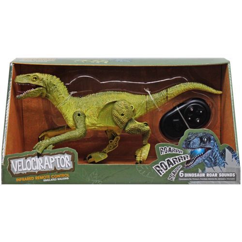 Динозавр на радиоуправлении "Велоцираптор" (зеленый) фото