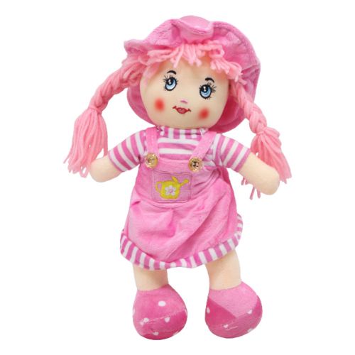 Мягкая кукла "Маринка" в розовом (32 см) фото
