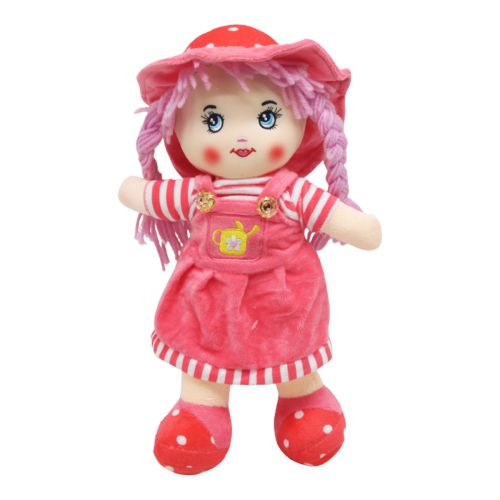 Мягкая кукла "Маринка" в персиковом (32 см) фото