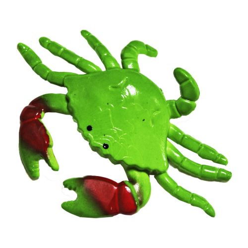 Іграшка-антистрес гумова "Краб" (зелений) фото