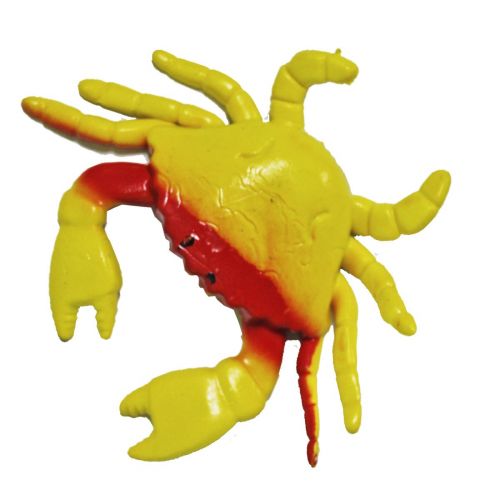 Іграшка-антистрес гумова "Краб" (жовтий) фото