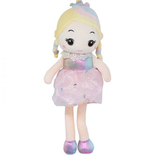 Мягкая кукла "Ариша", розовый (40 см) фото