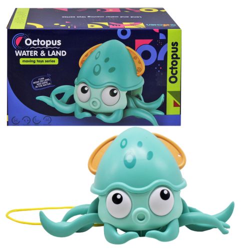 Заводная игрушка "Cute crab" (бирюзовый) фото