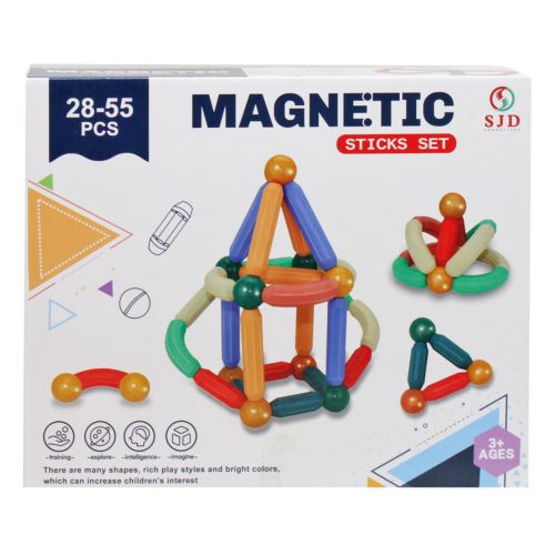Конструктор магнітний "Magnetic Sticks Set" (45 дет) фото