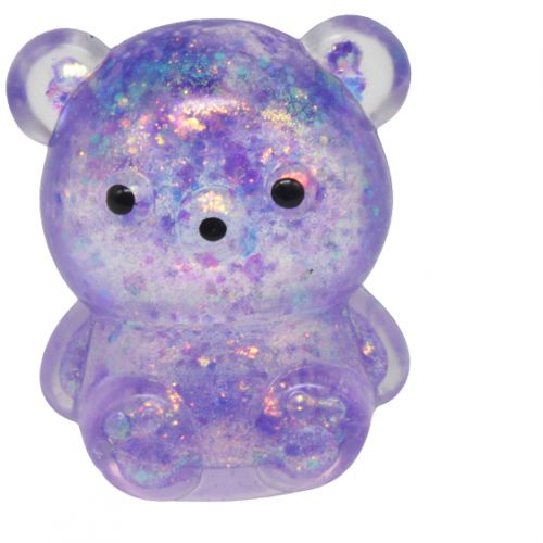 Жвачка-тянучка "Мишка", 5,5 см, фиолетовый фото