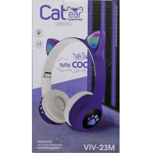 Наушники беспроводные "Cat Ears" (фиолетовый) фото