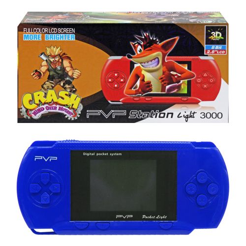 Портативная игровая консоль "PVP Station Light 3000" (синяя) фото