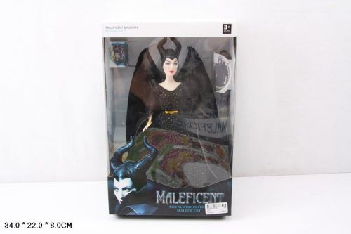 Уценка.  Уценка.  Кукла "Maleficent" 2017 (48шт/2) в кор.  34*22*8см - Повреждена упаковка - сломано крыло повреждена упаковка фото