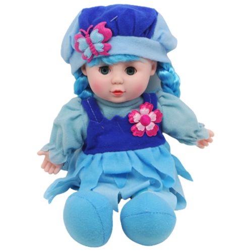 Мʼяка лялька "Lovely doll" (блакитна) фото