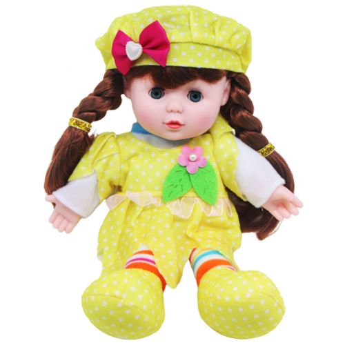 Мягкая кукла "Lovely Doll" (желтый) фото