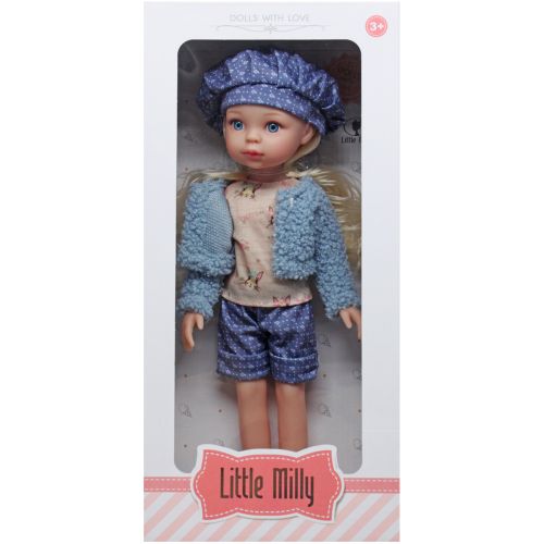 Кукла "Little Milly" в голубом (32 см) фото