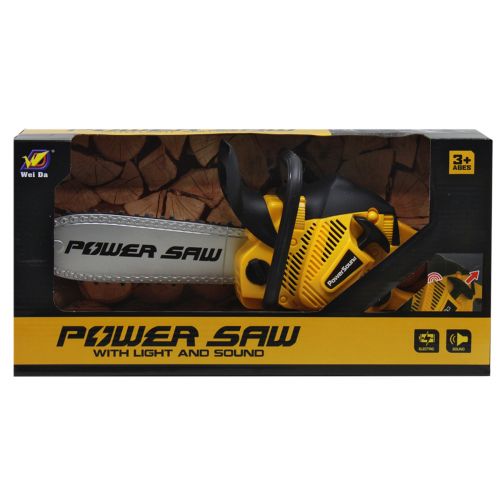 Бензопила на батарейках "Power Saw" (желтая) фото