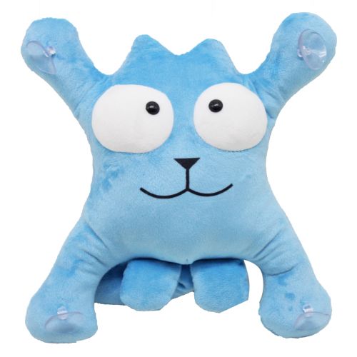 Іграшка на присосках "Кіт Саймон", синій фото