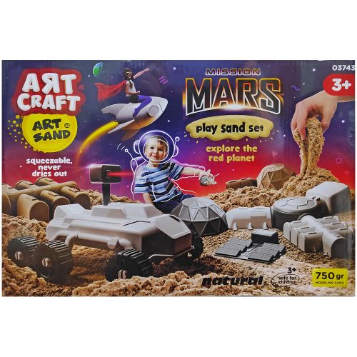 Набір ігровий з кінетичним піском та формами "Місія Марс" фото