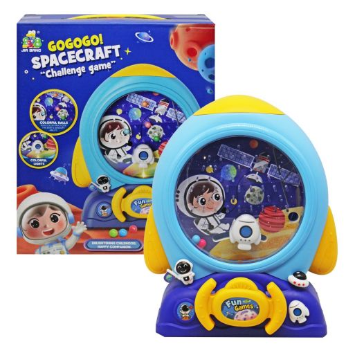 Уценка.  Игра "Поймай шарик: Spacecraft" (голубая) Не крутится основа с шариками фото