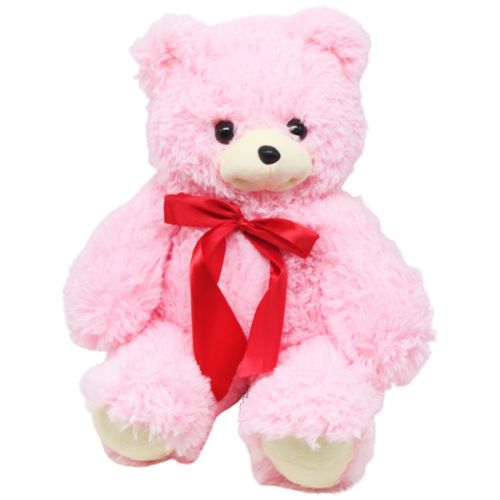 Мʼяка іграшка "Ведмедик Бонік", рожевий фото