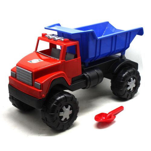 Вантажівка Інтер з пісочним набором червоний+ синій фото