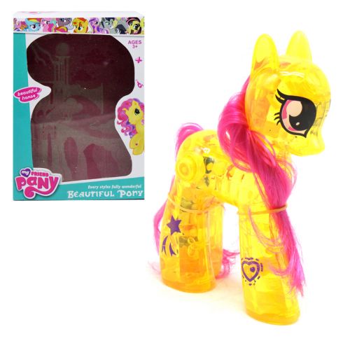 Фігурка зі світлом "My little pony", жовта фото