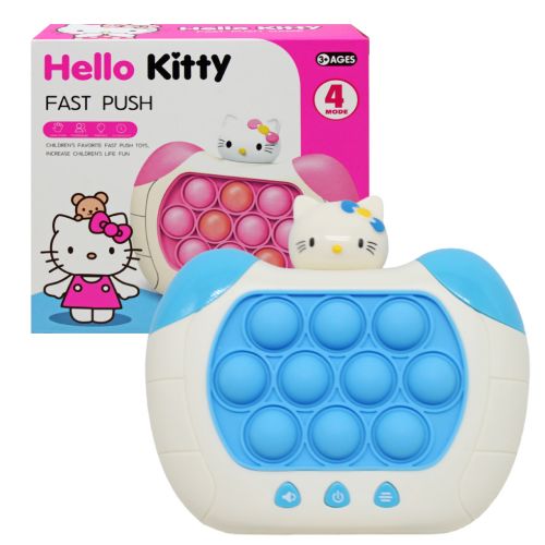 Електронная игра "Pop It: Hello Kitty" (голубой) фото