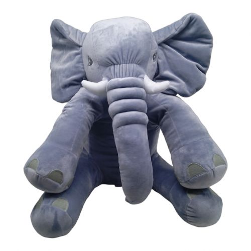 Плюшева іграшка Слон Елвіс сіро-блакитний 52 см фото