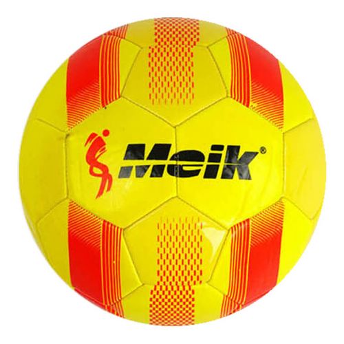 Мяч футбольный желтый фото