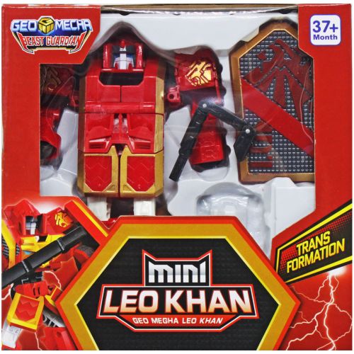 Трансформер пластиковый "Geo Mecha: Mini  Leo Khan" фото