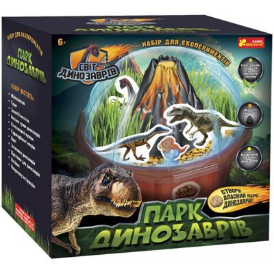 Набор для экспериментов "Парк динозавров" (укр) фото