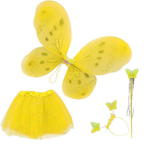 Костюм для свята "Метелик" (жовтий) фото