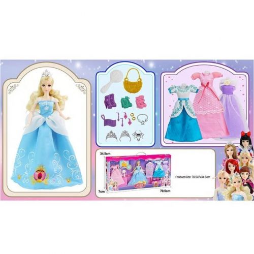 Кукольный набор с гардеробом "Princess: Золушка" фото