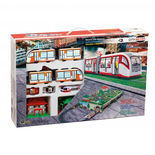 Ігровий набір «Дитяча залізниця Pequetren City Metro», колія довжиною 3,1 м фото